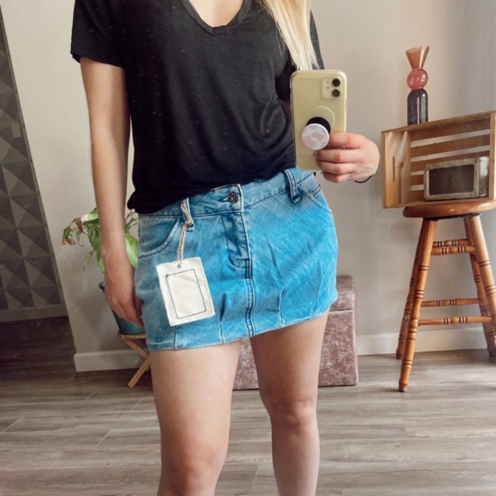 LF Carmar Denim Mini Skirt y2k Inspired